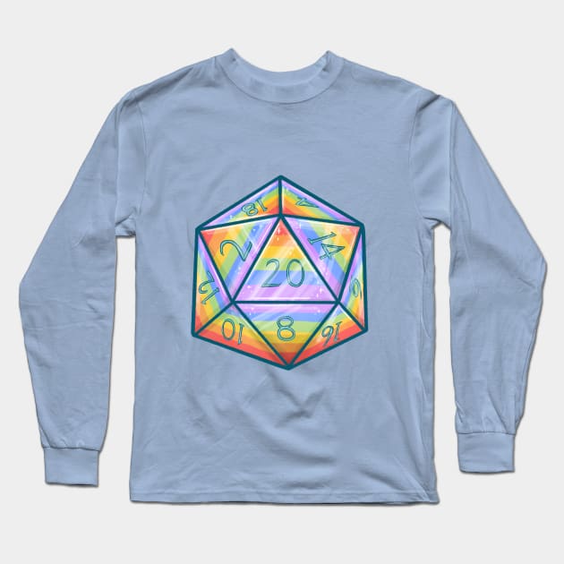 Gay D20 Long Sleeve T-Shirt by Jewelia